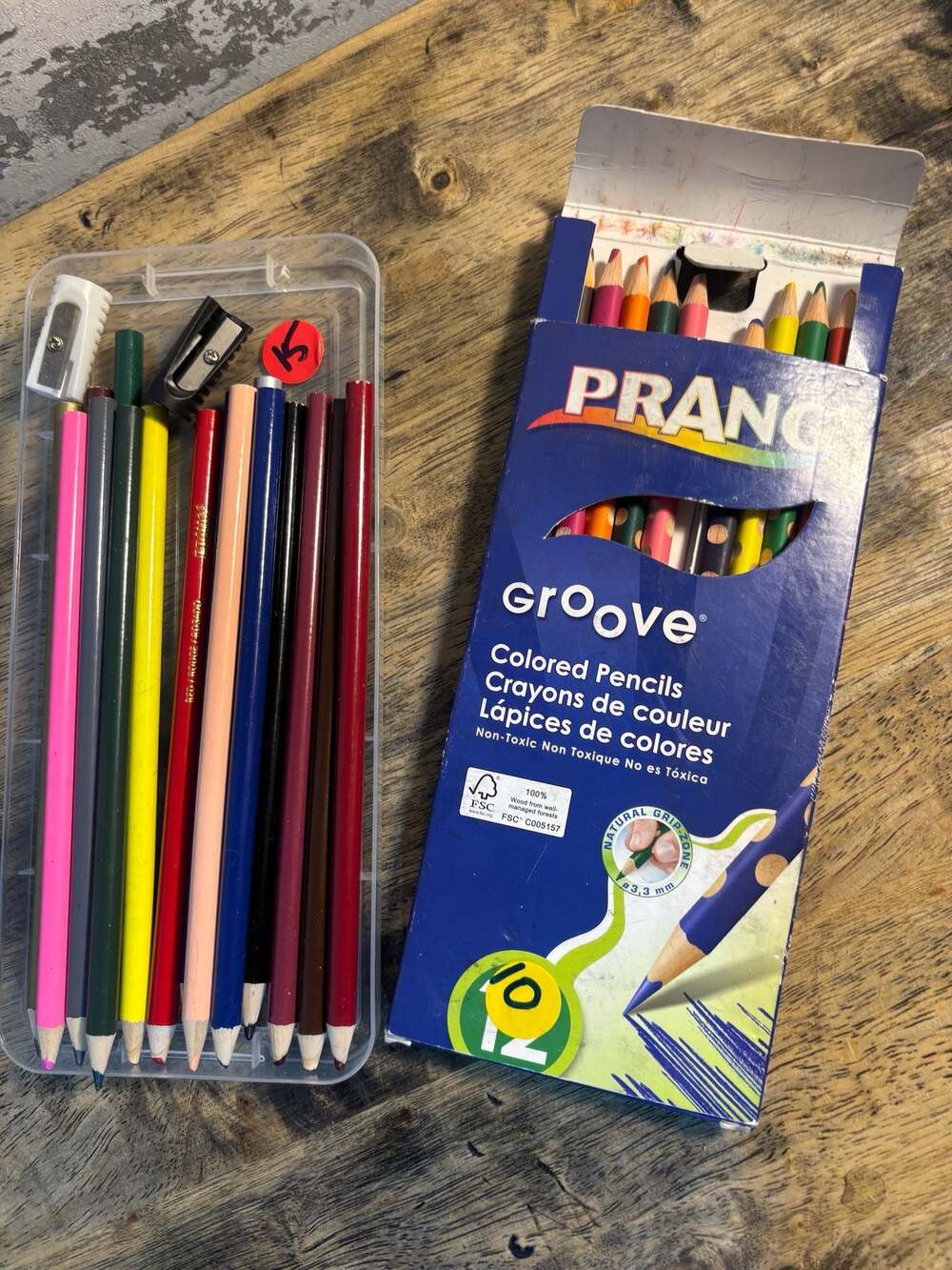Prang  Colored Pencils total 25